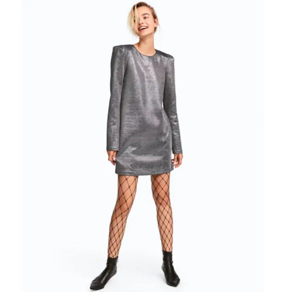 H&M Glitter Mini Dress